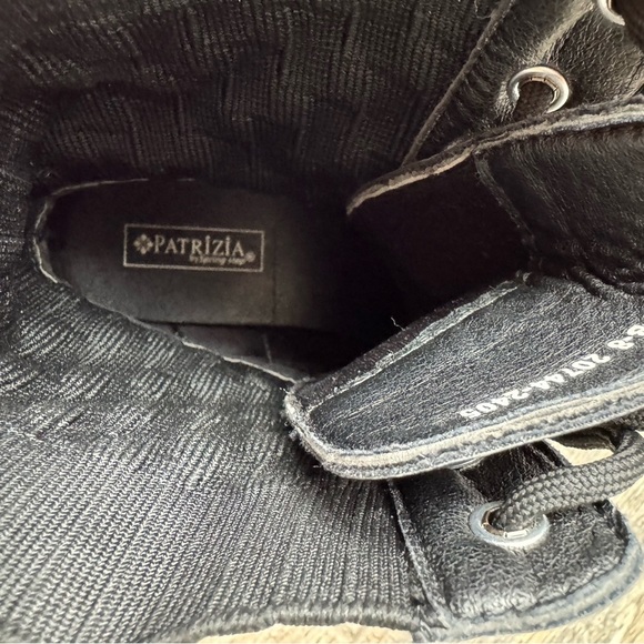 Combat Black Lace-Up Ankle Boots size 8 - Picture 7 of 9